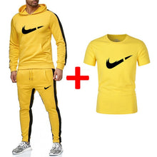 Load image into Gallery viewer, Fashion Brand Hoodies Sweatshirt Men/Women 2019 Hoodie Tracksuit Sport Suit Sweatshirts+Sweatpants+T shirts Sets Fleece Hooded