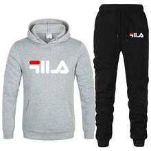 Load image into Gallery viewer, Men's Tracksuit 2 sets of new fashion jacket sportswear men's sweatpants hoodies spring and autumn men's brand hoodies pants